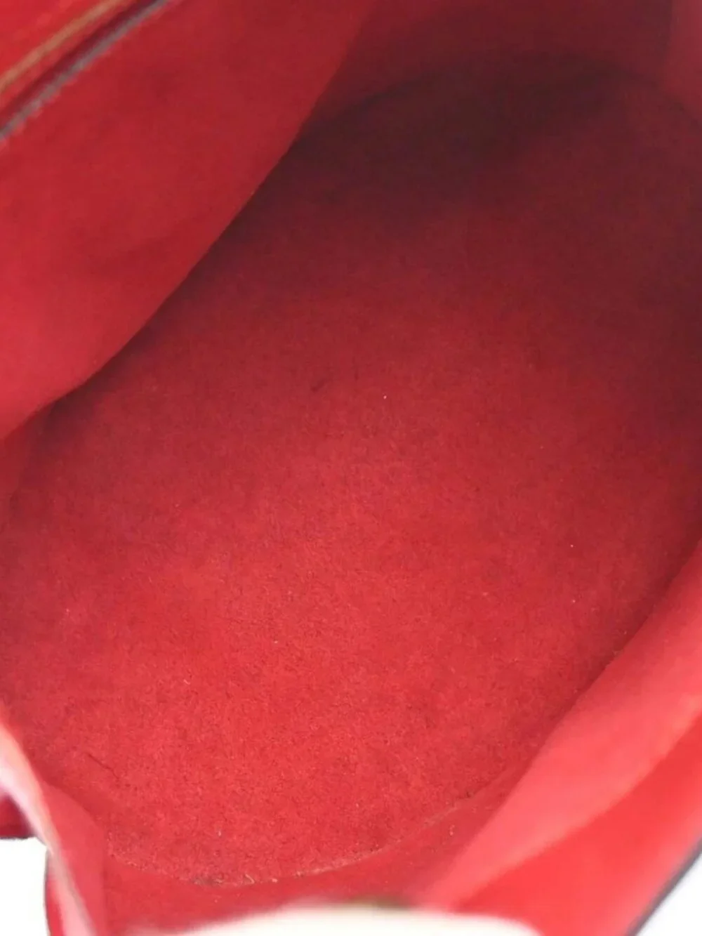 Louis Vuitton Red Epi Cluny Shoulder Bag